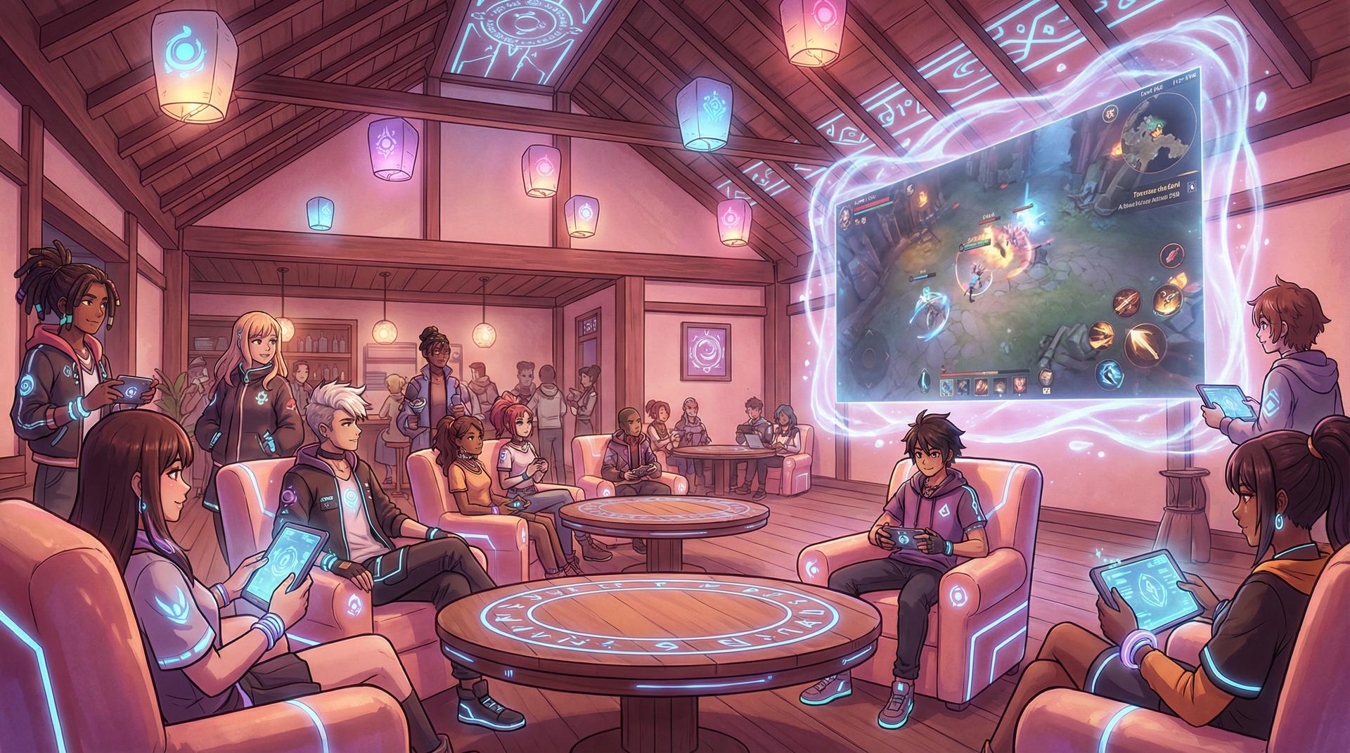 网红主播游戏社区互动